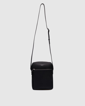 Serapian Чорна шкіряна сумка з логотипом SRCCHMML679919Y001