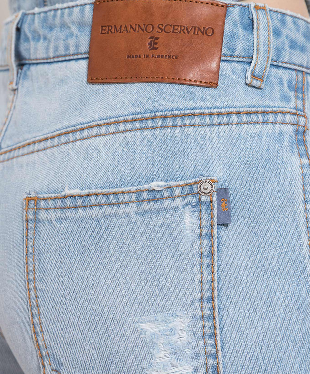 Ermanno Scervino Blue jeans with holes D427P701TEFKV image 5
