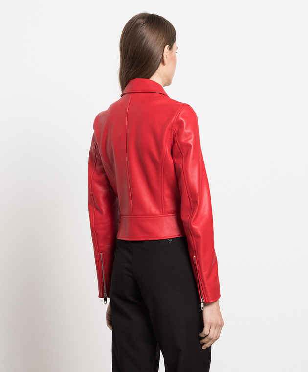 Dolce&Gabbana Red leather jacket F9G13LHULF5 image 4