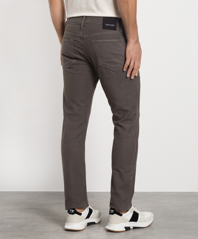 Tom Ford Khaki jeans DPS001DMC012S23 изображение 4