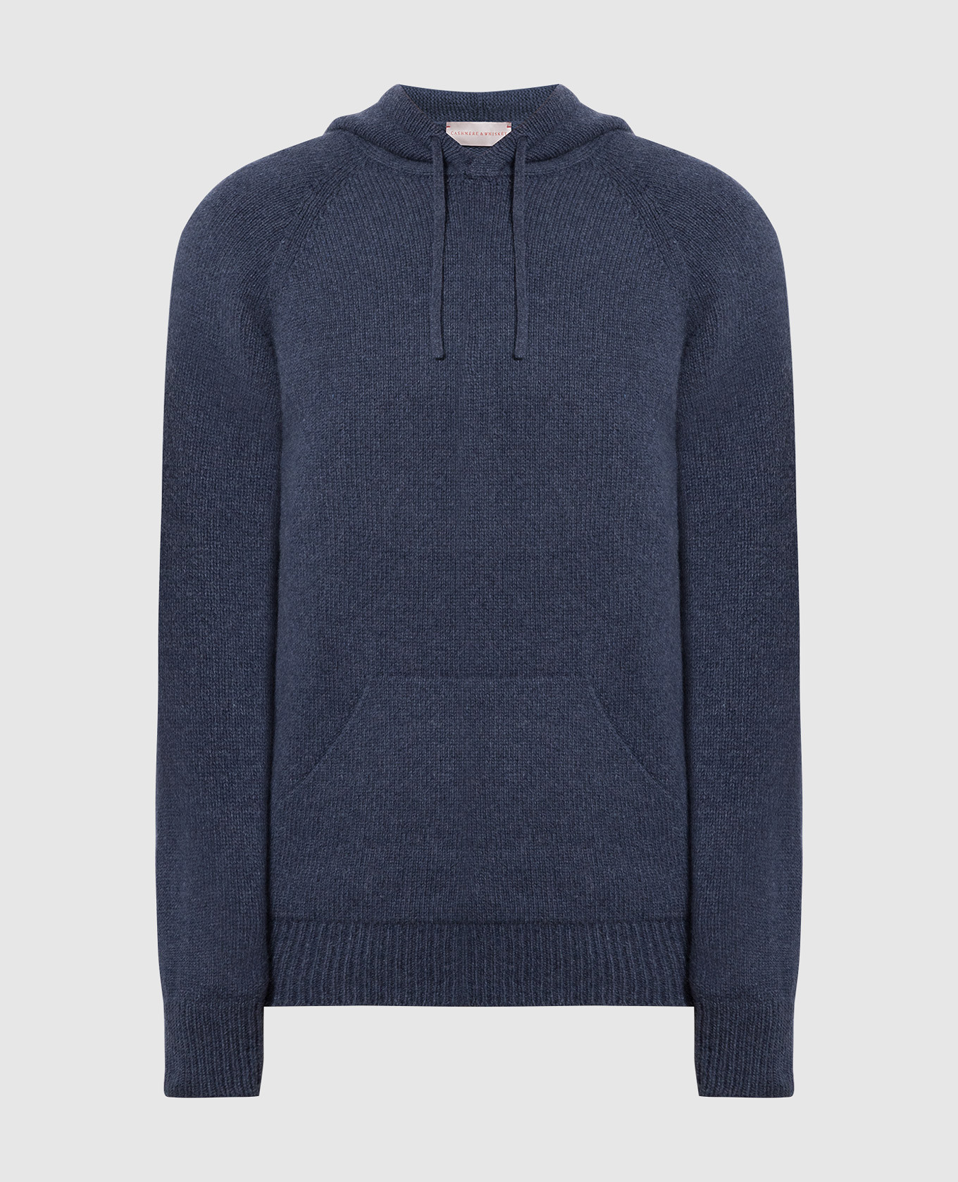 Blue cashmere hoodie