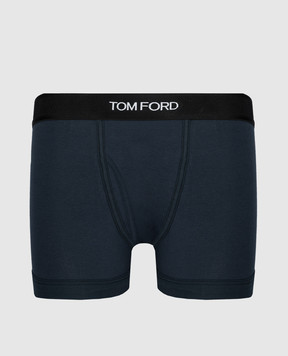 Tom Ford Сині труси-боксери з логотипом T4LC31040