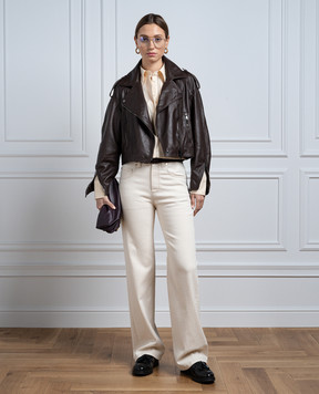 Brunello Cucinelli Жовта сорочка з ланцюжком моніль M0091MA626