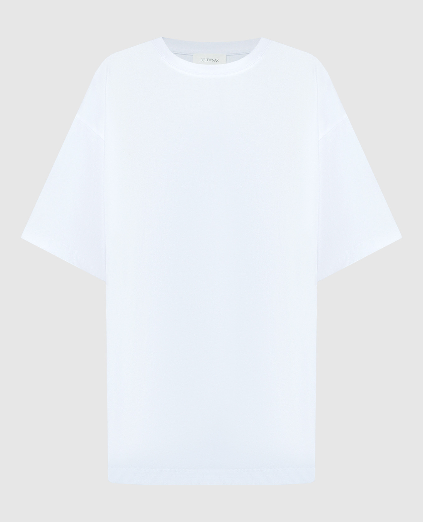 Белая футболка BLOCCO с кристаллом