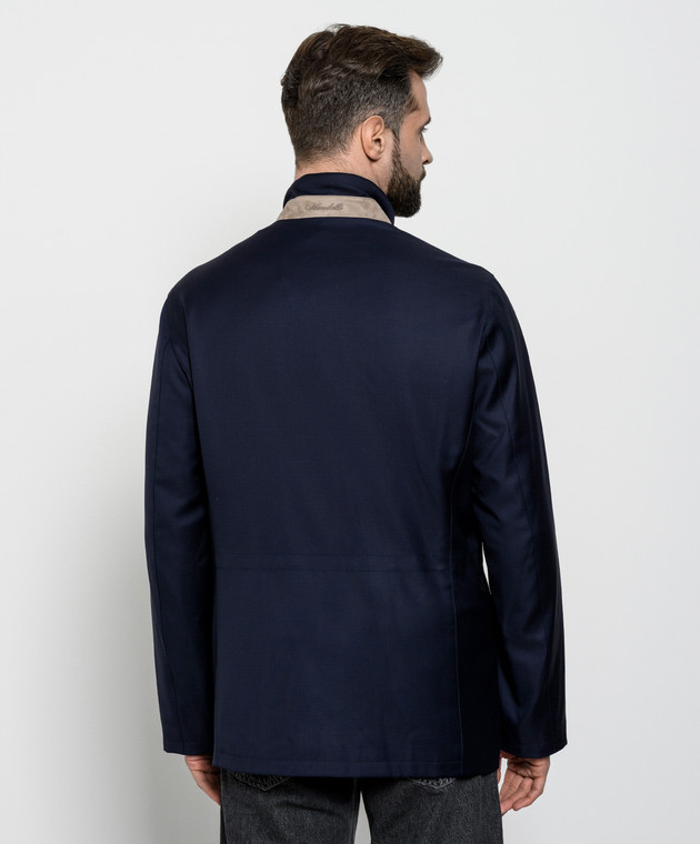 Enrico Mandelli Темно-синя куртка A4T5504915 зображення 4
