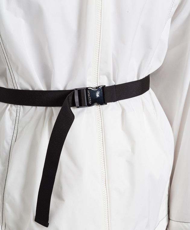 Moncler Біла куртка Ronhua з контрастним рядком 1A0008454A1K зображення 5