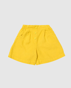 Il Gufo Детские желтые шорты P22PB140L60098