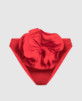 Magda Butrym Red panties from a swimsuit with a brooch 646423