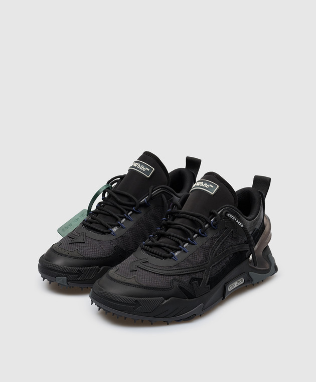 Off-White Черные комбинированные кроссовки ODSY 2000 OMIA190C99FAB003 изображение 2