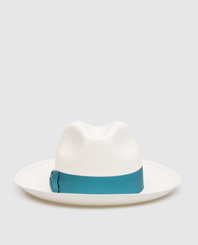 Borsalino Білий солом'яний капелюх Giulietta 232044