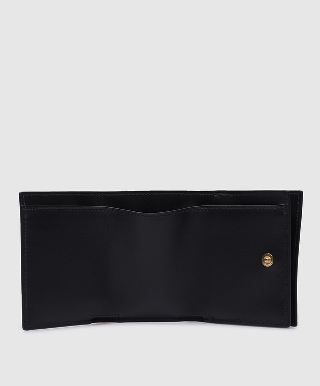 Dolce&Gabbana Black leather wallet with logo monogram BI3276AG081 image 3