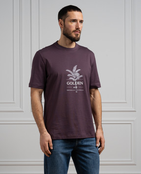 Brunello Cucinelli Футболка с принтом логотипа. M0B138482