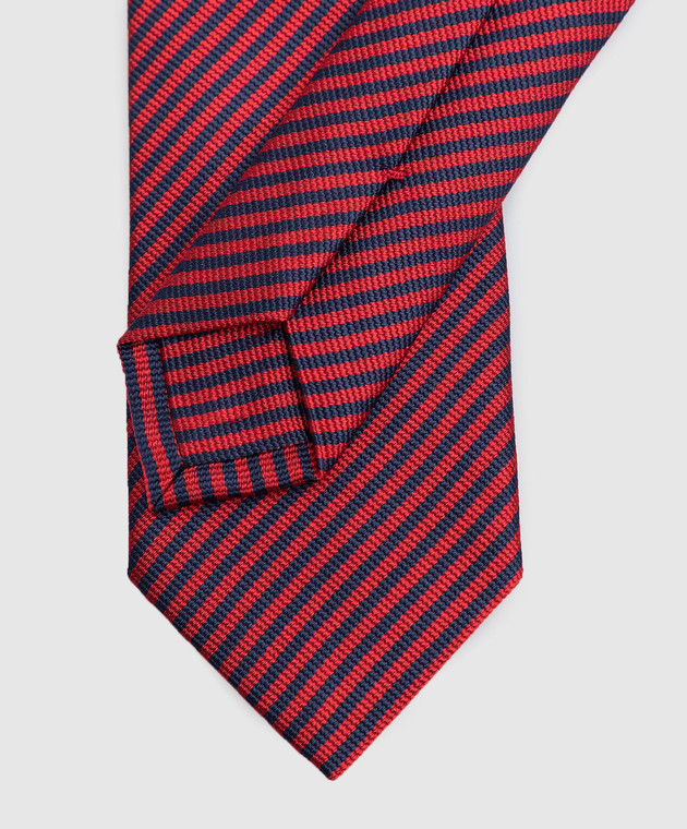 Stefano Ricci Дитяча краватка з шовку в смужку YCCX30102 зображення 3
