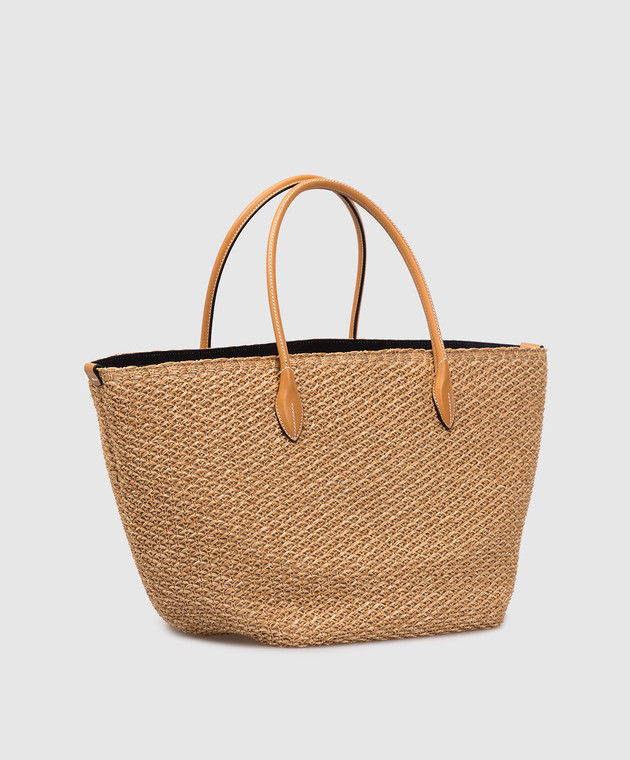 Ermanno Scervino Плетеная сумка-шоппер с эмблемой и логотипом D403S376RDM изображение 3