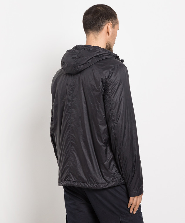 Stone Island Черная куртка с логотипом патча 781542025 изображение 4