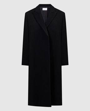 The Row Чорне пальто Cassio з вовни та кашеміру 7375W2731