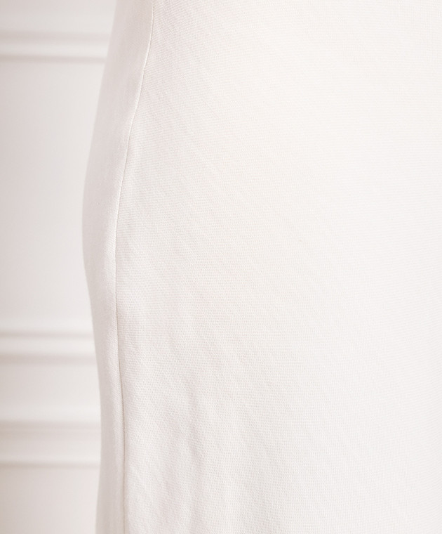 Brunello Cucinelli White maxi skirt MH126G3396 изображение 5