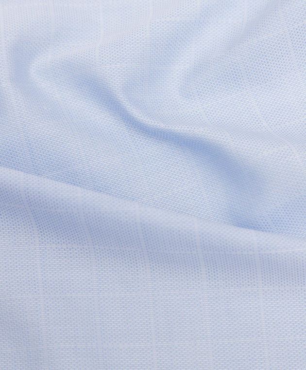 Stefano Ricci Дитяча блакитна хустка в тканий візерунок YFZ25COLJ1701 зображення 2