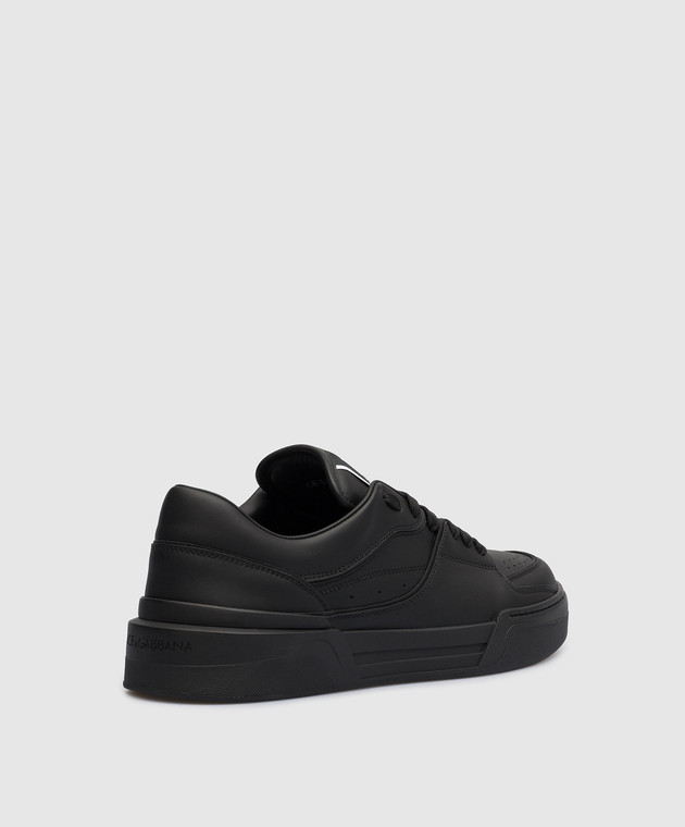 Dolce&Gabbana Black leather sneakers from New Roma with logo CS2036A1065 image 3