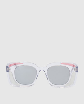 Kuboraum Прозрачные солнцезащитные очки T7 KRS0T7CRYS0000SI
