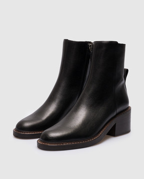 Brunello Cucinelli Черные кожаные ботинки MZTLC2585