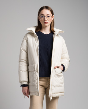 Woolrich Білий пуховик CFWWOU0886FRUT1148