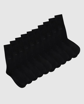 CDLP Набір чорних шкарпеток з логотипом MSO006012020