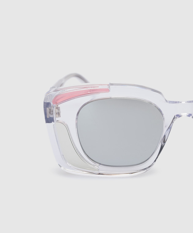 Kuboraum T7 transparent sunglasses KRS0T7CRYS0000SI image 5