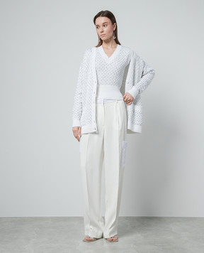 Missoni Белые брюки-карго с фактурным узором DS24SI10BV00DQ