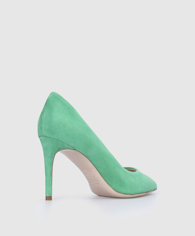 Babe Pay Pls Green suede pumps 2598002122S image 3