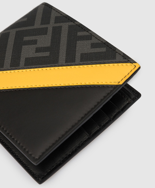 Fendi Gray wallet with FF pattern 7M0169A9XS image 4