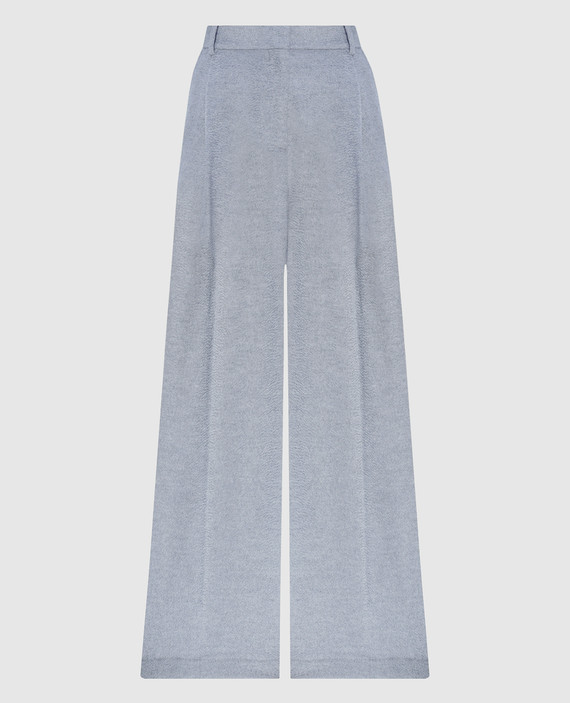 Primrose wool palazzo pants in gray