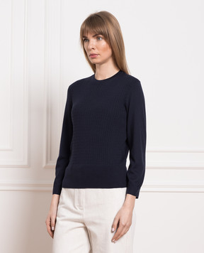 Loro Piana Синій джемпер з кашеміру FAM3641