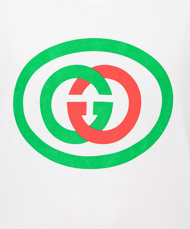 Gucci Белая футболка 565806XJBAU изображение 5