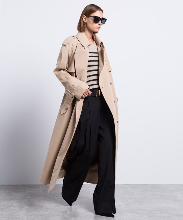 Khaite hot sale trench coat