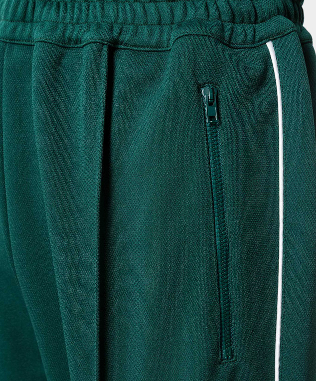 Philosophy di Lorenzo Serafini Темно-зелені спортивні штани з вишивкою логотипу A0315745 зображення 5