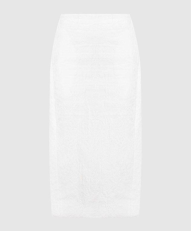 CO White midi skirt with reaper effect 3006IJC