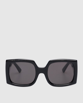 AMBUSH Черные очки Fhonix с фактурным логотипом BERI008F22PLA001