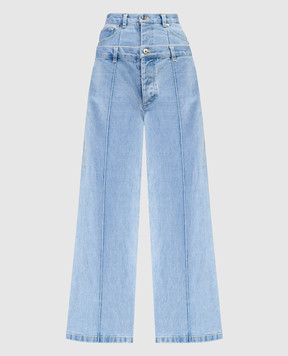 Rokh Блакитні джинси подвійної конструкції R1CA91CT