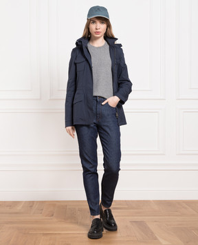 Loro Piana Серый джемпер из кашемира FAM8633