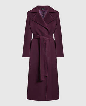 Heresis Фиолетовое пальто из шерсти F86120D160
