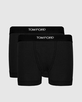 Tom Ford Набір чорний трусів-боксерів з логотипом T4XC31410