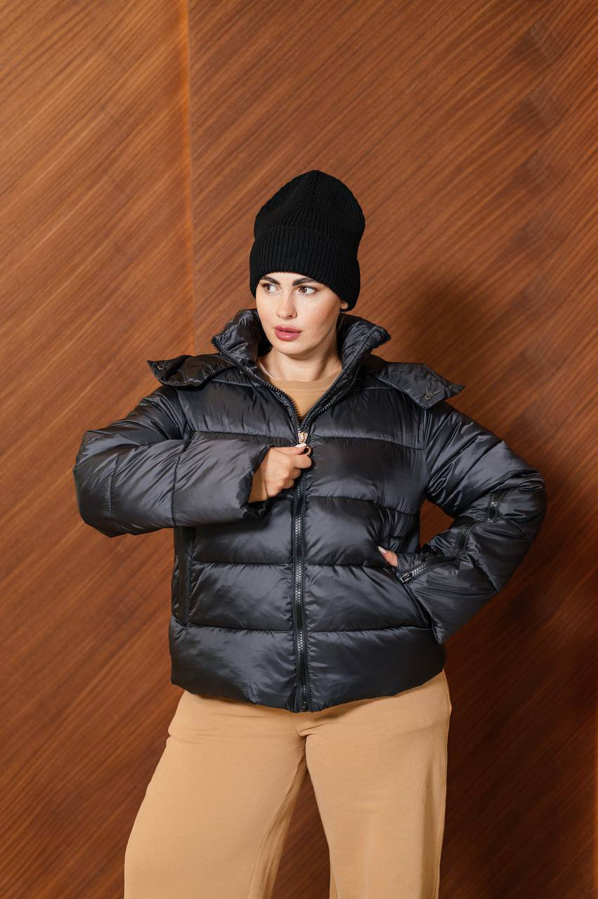 Twinset Черная куртка с логотипом 232TP2221 изображение 6