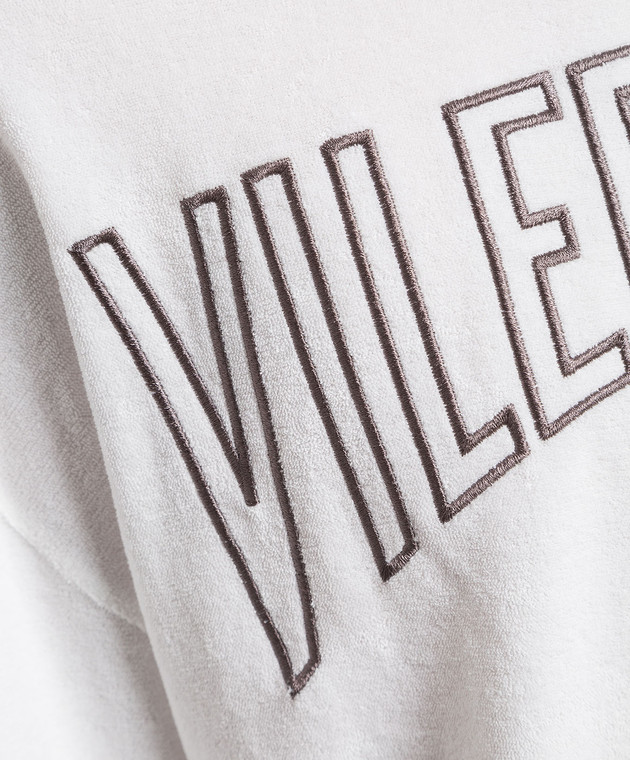 Vilebrequin Белый свитшот с вышивкой логотипа SWEC2Q01 изображение 5