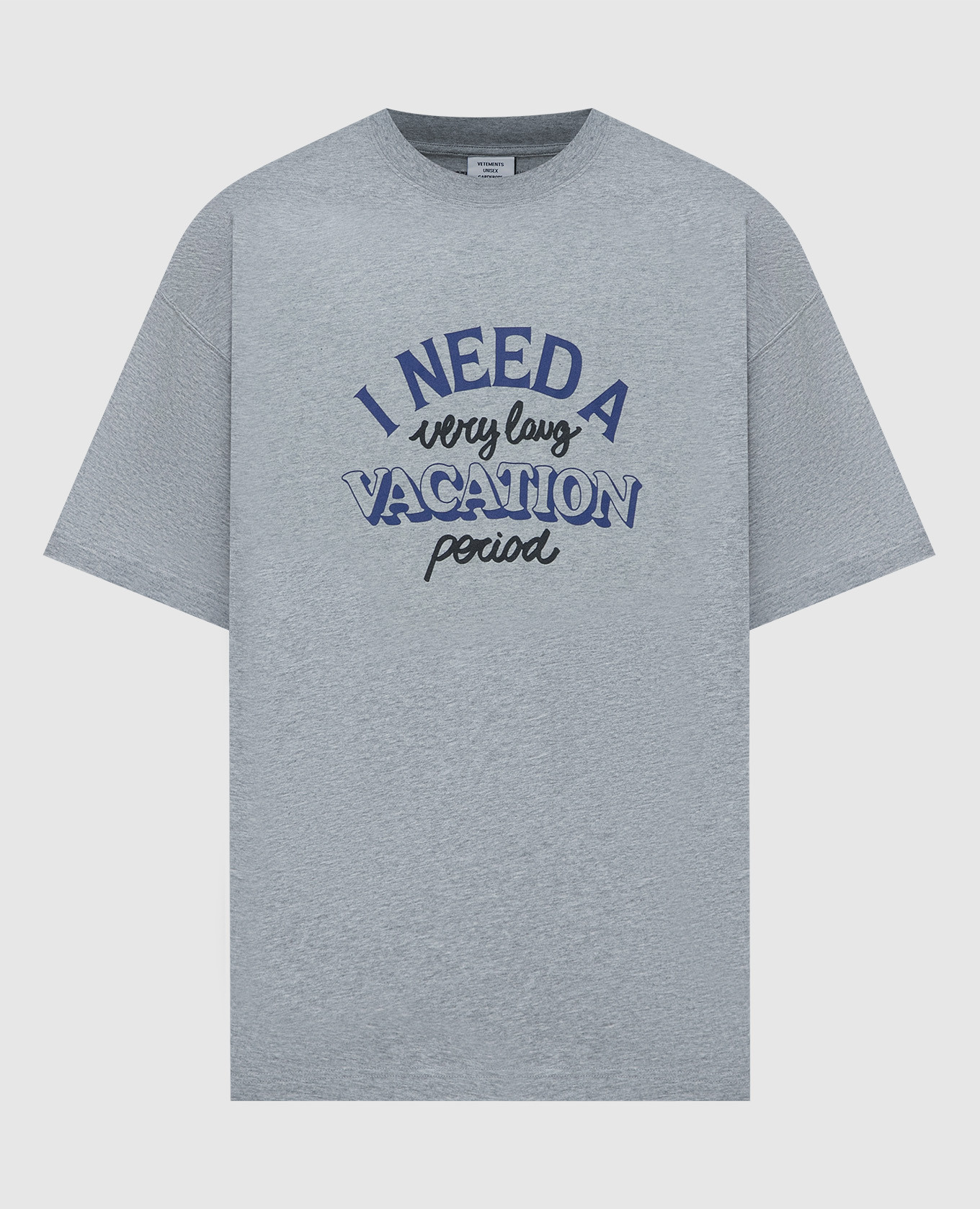 

Серая футболка I Need A Vacation, Серый, Футболки