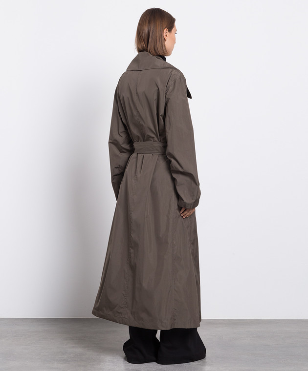 The Row Cadel khaki double breasted trench coat 7118W2533 buy