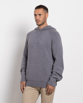 Cashmere&Whiskey Серые худи из кашемира MU8651305341R