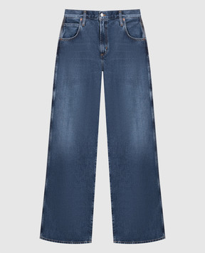 AGOLDE Синие джинсы-карго Magda с эффектом потертости A91481463