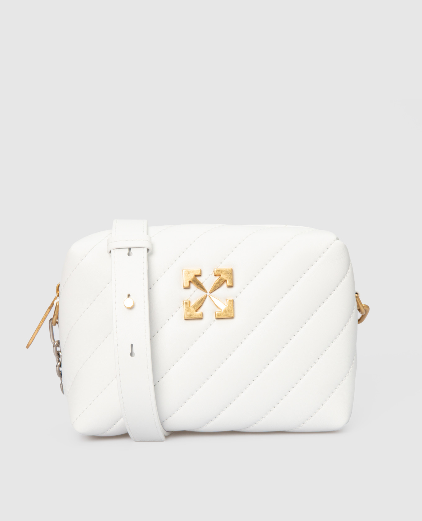 

Белая кожаная сумка, Белый, Маленькие сумки