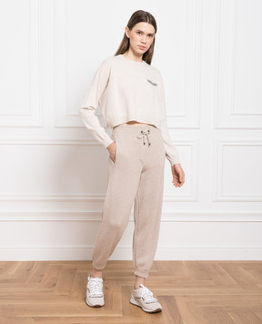 Brunello Cucinelli Бежевые штаны M19127999